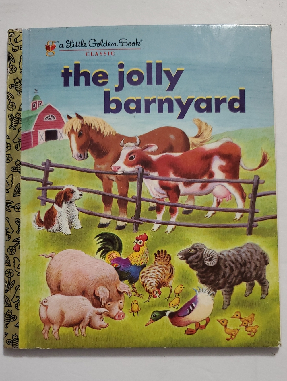 - The Jolly Barnyard Vintage 1978 A Little Golden Book Classic